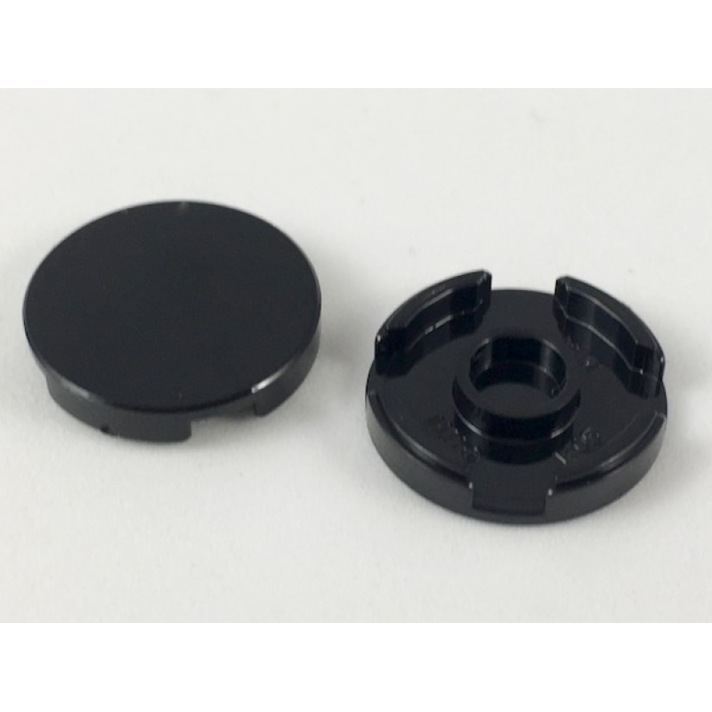 Tegel, Rond 2x2 Black